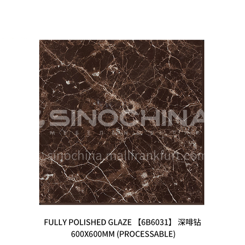 Foshan Direct Selling Project Threshold Stone Anchor Line Open Ring Marble Non-slip Tile-JLS6B6031 600×600mm